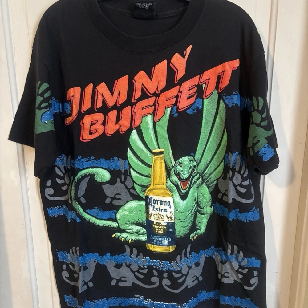 Jimmy Buffett 1992 Tour Vintage T-Shirt Corona Extra Black. XL (NEW condition)